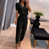 Alexandra - Trendy set met blouse en broek - Lovante