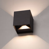 LED® wandlamp Up & Down batterij zwart - Lovante
